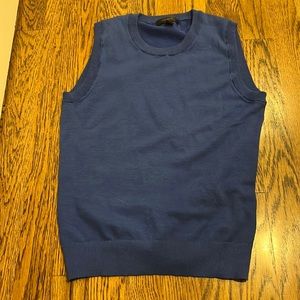 JCREW blue tank top, size xs